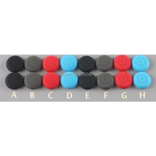 50pcs joystick Caps Colorful Silicone Analog Grip button cap cover for Switch NS NX Accessories