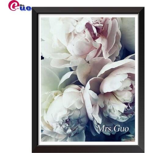 5D DIY Diamond Painting Elegant Bloom Peony Flower Full Drill Diamond Mosaic Embroidery Nordic Cross Stitch Kits Home Decoration