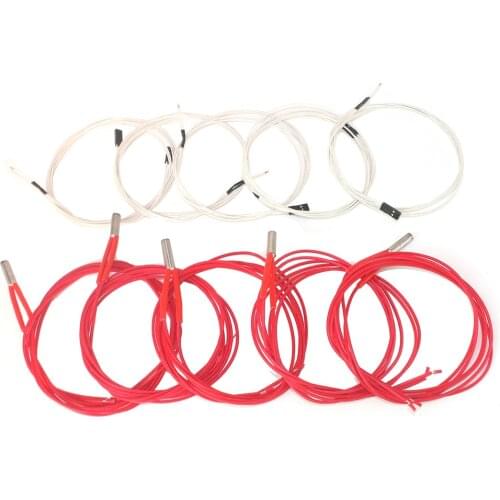 CCTREE 12V 40W 620 Ceramic Cartridge Heater and NTC Thermistor 100K 3950 for 3D Printer Creality CR-10 CR-10S S4 S5