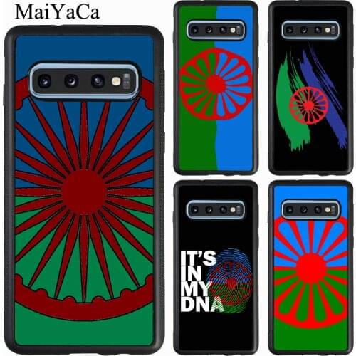 Gypsy Romani Roma Flag Case For Samsung Galaxy S20 Plus S10 S9 Note 20 Ultra A51 A71 A31 A21S A20e A40 A50 A70 M31