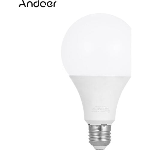 Andoer E27 30W Energy-saving LED Bulb Lamp 5500K Soft White Daylight for Photo Video Studio Home Commercial Lighting Bulb Lamp