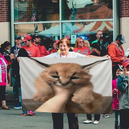 Floppa Cute 542 Flag Banner Home Outdoor Gift Party Corinthians The Accessories Civil Defense