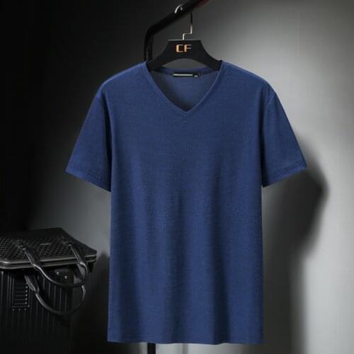 11XL 10XL 9XL 8XL 7XL 6XL XXXXL T-shirt For Men V-neck T Shirts Summer Hot T Shirt Comfortable Japanese Tee Fashion Short Sleeve