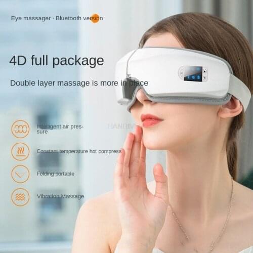 Bluetooth 4 d eye eye massager hot compress air pressure gauge the eye massager eye protect eye massager