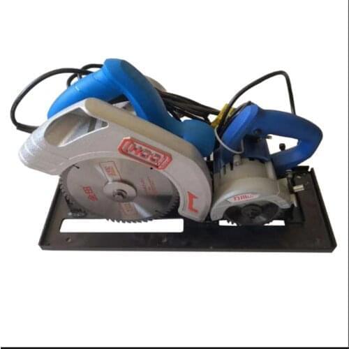 Mini 2 in 1 wood precision table panel saw with main saw and scoring saw blade woodworking for MDF
