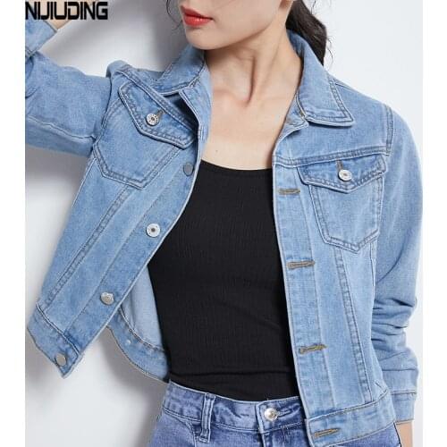 NIJIUDING Womens Denim Jackets