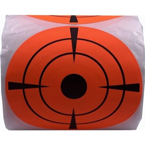 Orange Sticker Targets-3"-250Pcs/Roll
