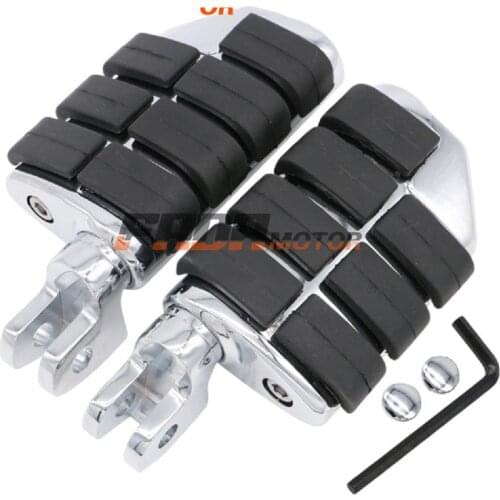 Front Foot Pegs Footrest for Yamaha Stryker VStar Dragstar XVS1100 650 Custom Vmax 1200 Bolt XV950 Virage XV750 1100 85-15 (098)