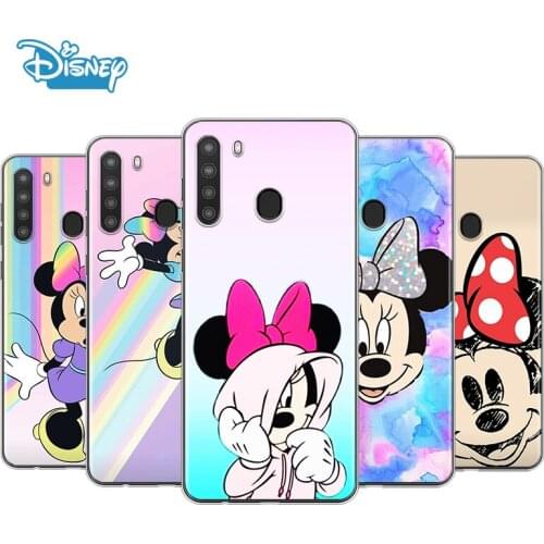 Disney Mickey mouse color For Samsung A90 A80 A70 A70S A60 A50 A40S A30 A20 A10S A10E A10 A2 Core Transparent Phone Case