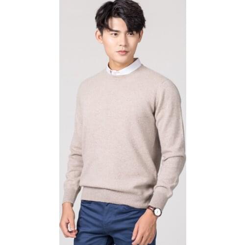 Woollen Sweater Mens O Neck Crew Neck Sweater