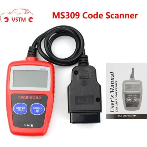 Code Scanner MS309 CAN BUS OBD2 car Code Reader EOBD OBD II Diagnostic Tool MS 309 with Multi-languages