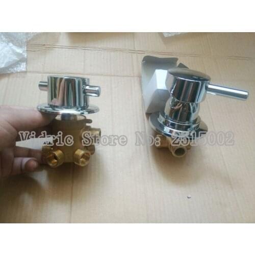 Shower room mixing valve water separator, 5 ways thread style split valve water tap, Barss faucet Hot and cold water switch