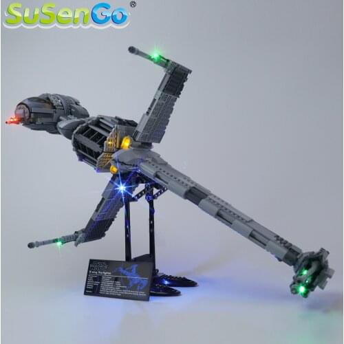 SuSenGo LED Light Kit For 10227 B Wing Star Fighter, (Model Not Included)