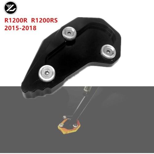 Motorcycle R1200 GS Kickstand Side Stand Extension Plate For BMW R1200RS R1200R 2015-2018 2016 2017 2018 Pad Enlarge