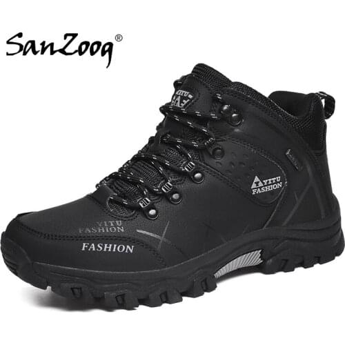 Outdoor Hiking Shoes Winter Boots For Men Trekking Waterproof Botas Senderismo Hombre Mountain Botines Wanderschuhe Tracking