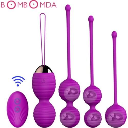 Vaginal Tighten Exercise Balls Remote Vibrator Sex Toys For Woman Vibrating Egg Vibrators For Women Kegel Balls Adult Sex Toys