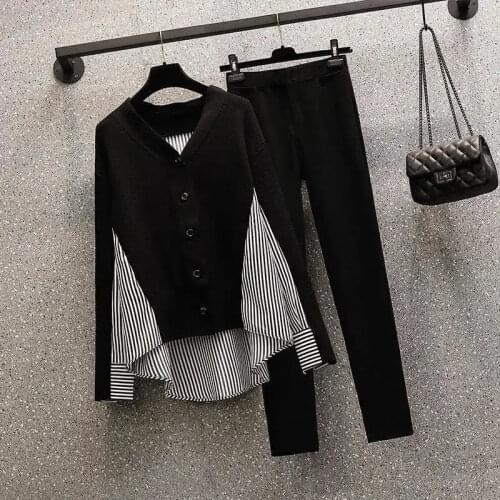 2021 Spring Autumn Women Fashion Long Sleeve Pullovers + Casual Pants Suits Ladies Casual 2 Piece Sets Womens Outfits X334