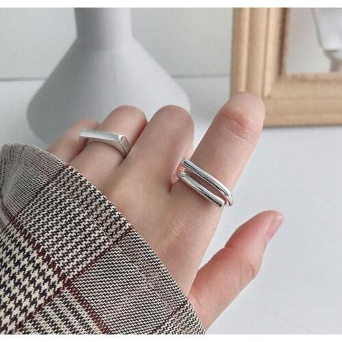 Jewelry Rings For Women Men Creative Personality Hip Hop Girls Opening Adjustable Finger Ring Jewelry 2021