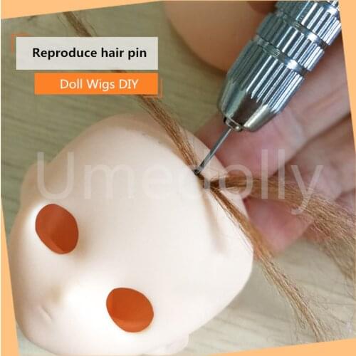 1SET Doll Change Makeup Tool Breed Hair Doll hair Making Tool for Blyth BJD OB Reproduce Hair DIY Doll wig Tool Doll Accessories