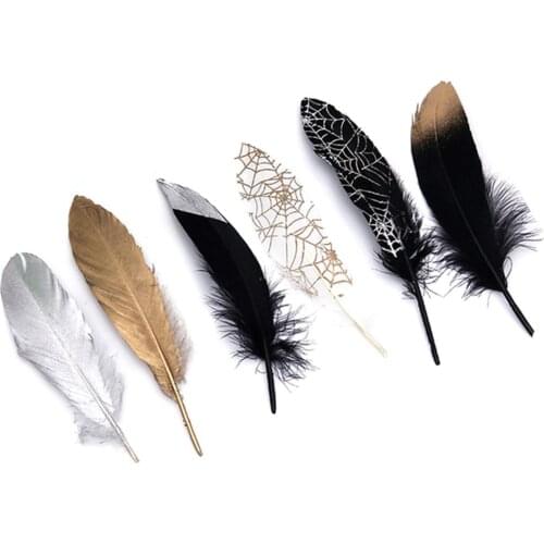 10Pcs Gooses Feathers Plume Halloween Wedding Party Decor DIY Jewelry Accessories