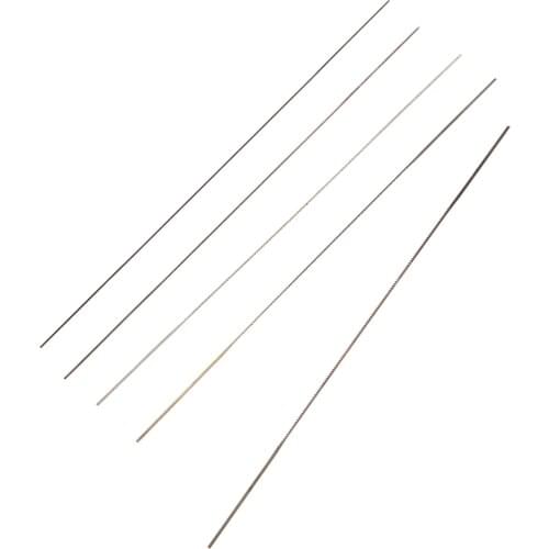 5Pcs 130mm Fine-toothed Scroll Saw Blades for Jade Metal Cutting Woodworking Tool Dremel Accesories