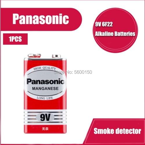 1PCS 100% Original Panasonic Greencell PP3 6F22 6LR61 MN1604 9V Block Heavy Duty Cell Battery