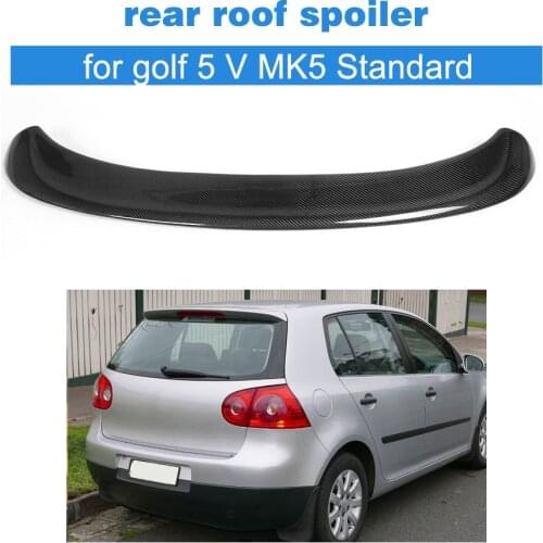 Carbon Fiber car carbon rear spoiler for VW auto rear wing for golf 5 V MK5 Standard 2006-2009 Non GTI