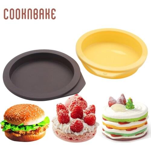 COOKNBAKE 4 inch rainbow cake mold silicone cake bread pastry baking mould pizza pudding cake decorating tool DIY party