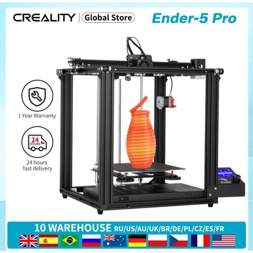 CREALITY 3D Ender-5 Pro Printer Enclosed Structure Magnetic Build Plate Power off Resume Printing