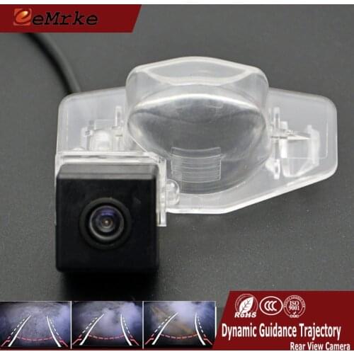 EEMRKE For Honda Civic 5-Doors ((EU)2012), hatchback, 2012 -Up Car Rearview Tracks Camera With Reversing Guidance Trajectory RCA