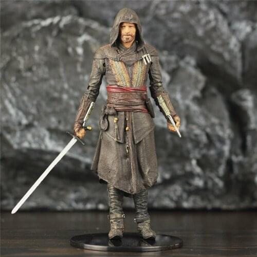 Assassin Movie Aguilar 7" Action Figure From Mcfarlane Toy Movie Color Tops Series Statue Doll Model Creed Collectible