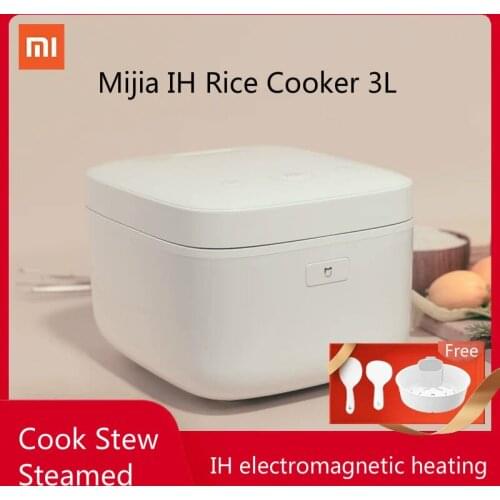 XIAOMI MIJIA IH Electric Rice Cooker 3L Electromagnetic surround heating slow crock pot lunch box multicooker