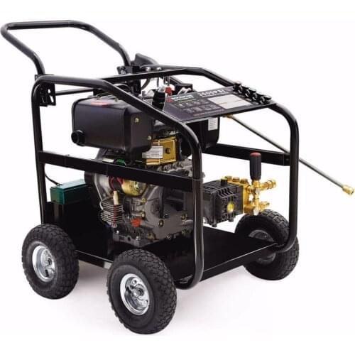 3600DF all copper washing plunger pump car wash machine 186FE High Pressure Washer Driven by Diesel Motor Engine 250bar 15LPM