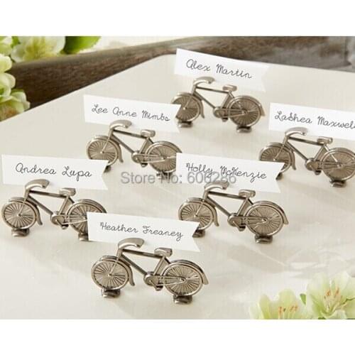 Wholesale 200pcs/Lot "Le Tour" Bicycle Place Card Photo Holder Event and Party Supplies Wedding Table Decorations