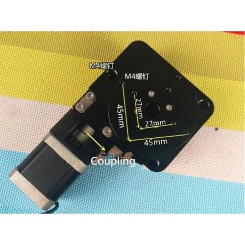 Electronically controlled rotary table 70mm table, 42 stepper motor turntable 360 rotary table