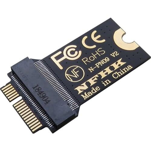 M.2 WiFi Adapter Connector A KEY A+E KEY 2230 M.2 WiFi Wireless Converter Riser Card Adapter for 2013-2017 Macbook Air WiFi Card