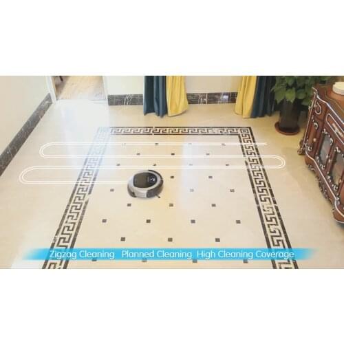 LIECTROUX B6009 Cleaning Robot with WIFI APP, 2D Map Navigation & Smart Memory,Virtual Blocker,UV Light,Water Tank