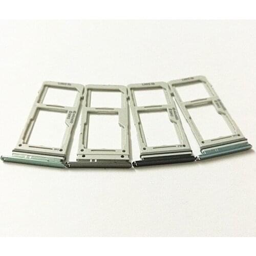 10pcs SD Card Holder For Samsung Galaxy S10 S10 Plus S10+ s10e Note 10 plus Dual & Single Sim Card Tray Holder Slot Adapter