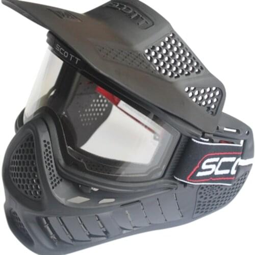 High Strength Paintball Mask or Airsoft Mask with Double Lens Goggle