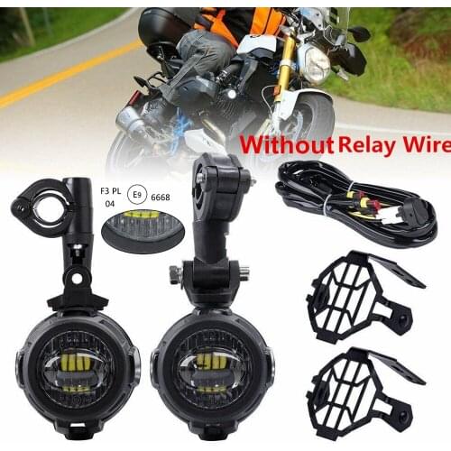 Brighter Lamp For BMW R1200GS F800GS F700GS F650 K1600 Motorcycle fog light Auxiliary Lights 40W 6000K