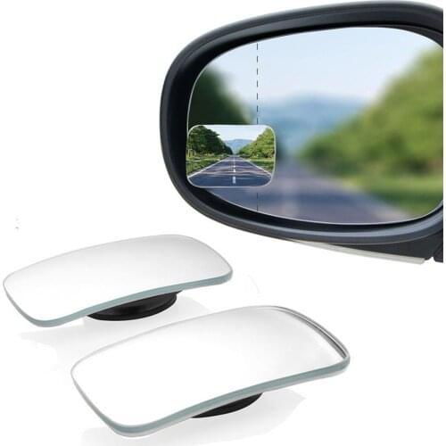 2 PCs Car Blind Spot Mirror Real Mirror 70 X40 Mm Plays High Quality Fashionable Design Wide Angle Convex Rear View small Parking Accessory