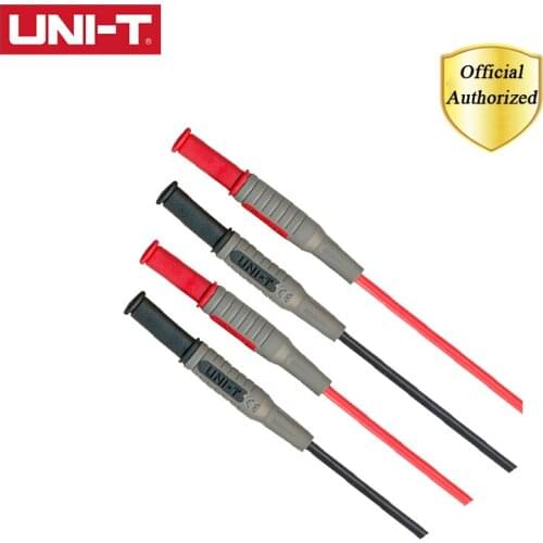 UNI-T UT-L06 Dual Head Connecting Wire Double Insulated Banana Plug with Security Mask and Normal Diameter Multi Occasion Use