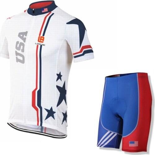 Cycling jersey USA Flag National team clothing bike wear riding racing ropa ciclismo XS - 5XL LONG AO jersey United States