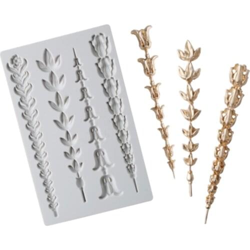 European Rose Bordered Molds Fondant Cakes Decor Tools Silicone Molds Sugarcraft Chocolate Baking Tools For Cakes Gumpaste Form