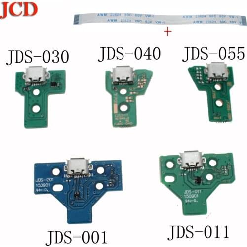 JCD JDS-001 JDS-011 JDS-030 JDS-040 JDS-055 USB Charging Port Board For PS4 Controller DualShock 4 Repair Parts