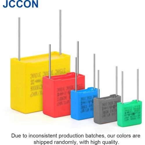 10Pcs 275VAC Capacitor X2 Series 0.01UF~2.2UF Polypropylene Film Capacitor 0.047UF 0.1UF 0.15UF 0.22UF 0.33UF 0.47UF