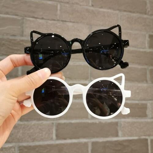 New Kids Sunglasses Cat Eye Children Glasses Boys Baby Sun glasses Cute Eyewear Riding Glasses