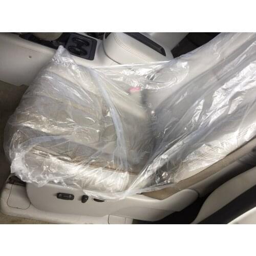 Automotive Disposable Plastic Seat Vehicle Maintenance Beauty Pe Disposable Automotive Car Seat Cover Dust and Dirt