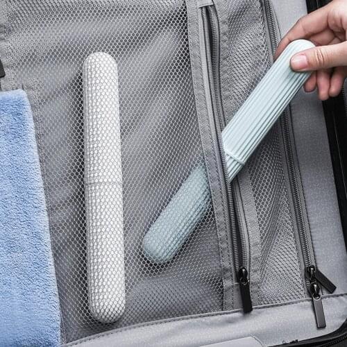 Portable Toothbrush Box Container Dustproof Storage Toothbrush Holder Protector Case for Camping Toothbrushes Holder