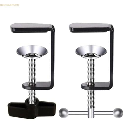 K1AB Aluminum Alloy Replacement C-Clamp Desk Light Clamp Mount Holder